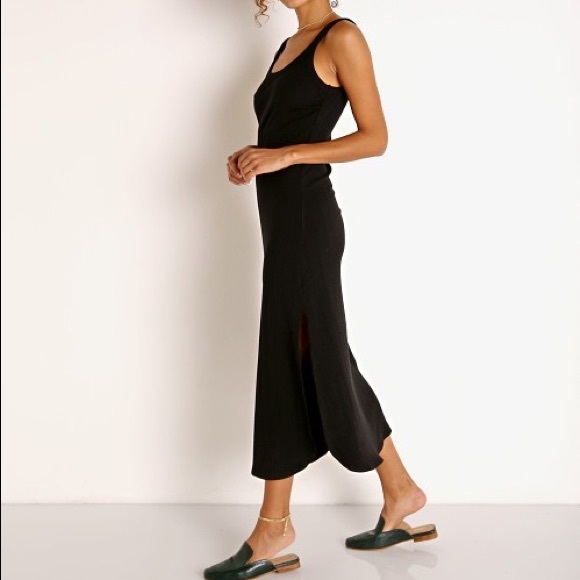 Vitamin A Organic Rib West Black Dress - XS/4 - Picture 5 of 6